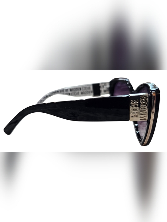 Steve Madden Women\'s Black Gradient Cat-eye Sunglasses, New main image 4